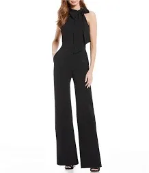 Vince Camuto Petite Crepe Sleeveless Jumpsuit