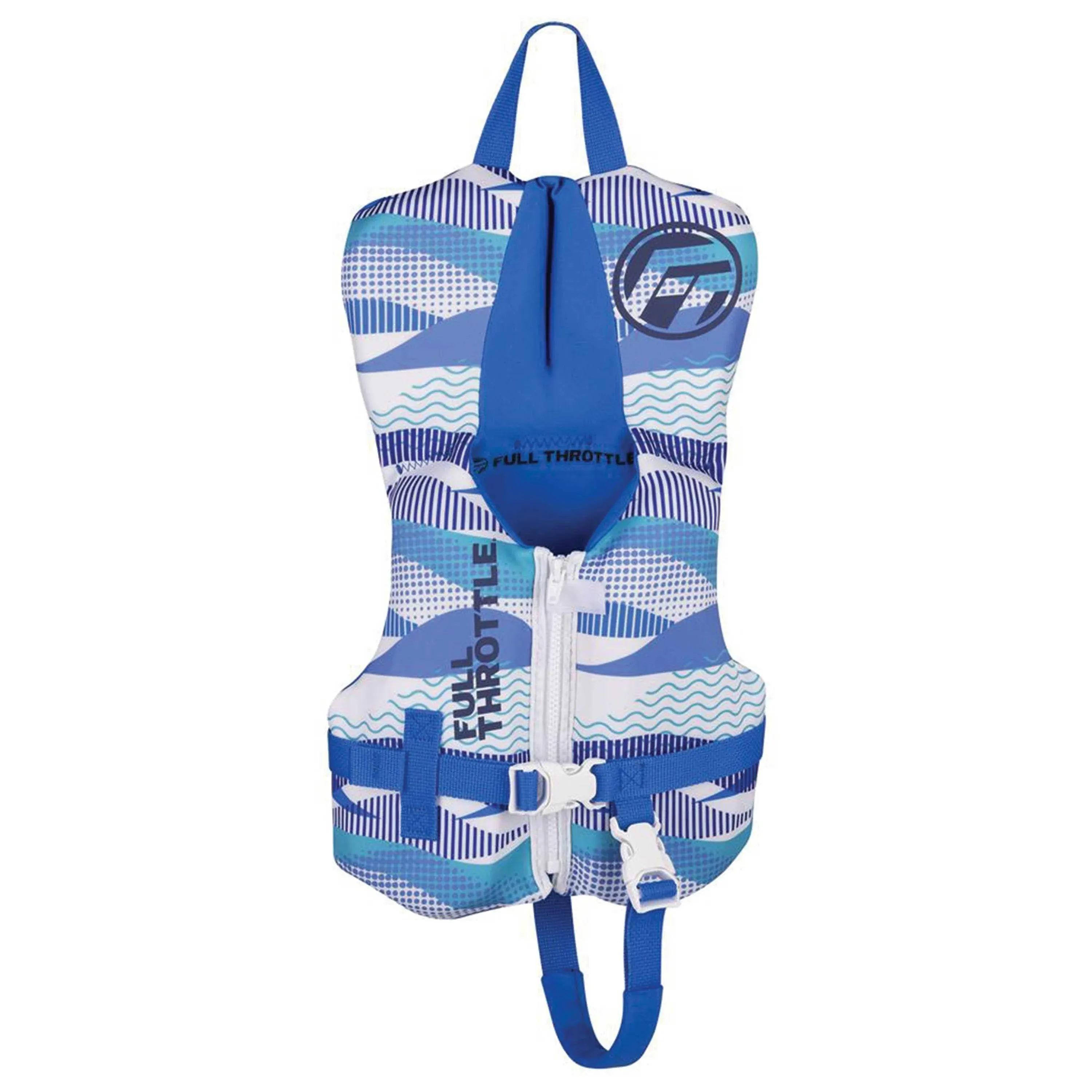 Full Throttle Infant Rapid Dry Flex Back Life Jacket, Blue