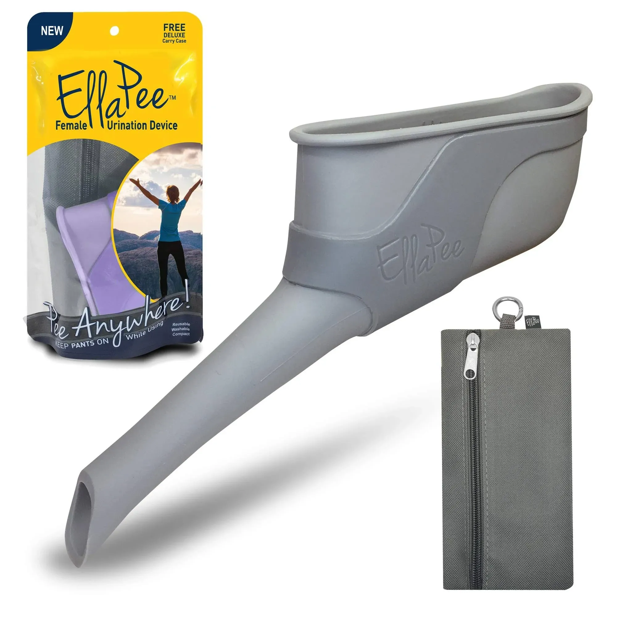 EllaPee Womens Urinal Funnel Female Urination Device for Women, Camping Acces...