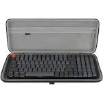 Geekria 90%-96% Keyboard Case, Hard Shell Travel Carrying Bag for 100keys Computer Mechanical Gaming Wireless Portable Keyboard, Compatible with