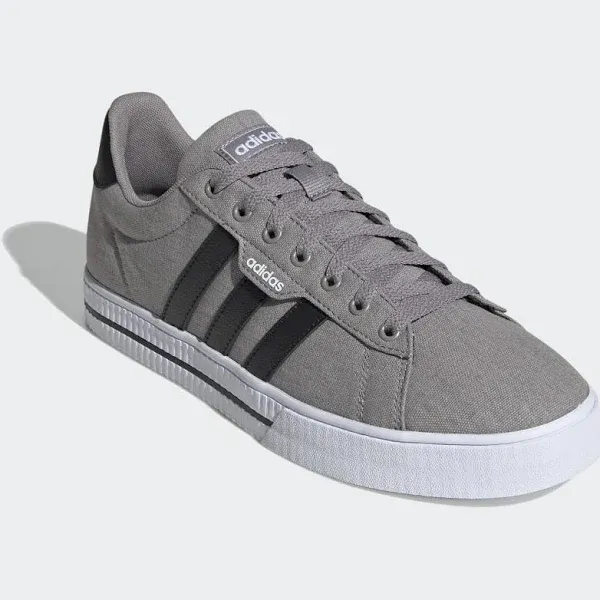 adidas Daily 3.0 Skate Shoes Casual Sneakers Grey Black White Size 8.5 FW3270