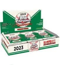 2023 Topps Chrome Platinum Anniversary Baseball Factory Sealed Hobby Box