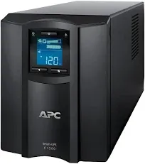 APC Smart-UPS SMC1500 1500VA 900W LCD Tower Output:(8) 5-15R (Battery Backup)...