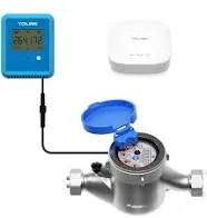 YoLink FlowSmart NSF Water Meter, Smart Water Usage Monitor and Water Leak Detection: 2 Inch Advanced Smart Home Water Meter, Hub Included