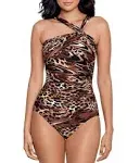 Miraclesuit® Ocicat Europa Underwire One-Piece Swimsuit in Black Multi 