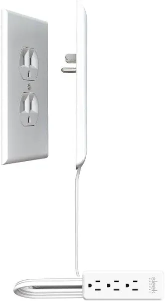 Sleek Socket Outlet 3 Extension Cord