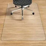 Memobarco Office Chair Mat, 36 x 48in Chair Mat Rectangular, 4mm 1/6in Ultra Thick Heavy Duty Hard Floor Chair Mat, PVC Plastic Floor Protector for