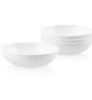 Corelle 1139145 Bowl Dinnerware Set, Glass, White, 46 oz