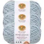 Lion Brand Yarn 523-106ah Rewind Marbles 3 Pack Fashion Yarn, Gray