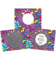 Teacher Rewards Classroom Zig Zag DIY Make Your Own Scratch-Off 50 Car