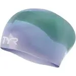 TYR Junior Tie Dye Long Hair Silicone Swim Cap