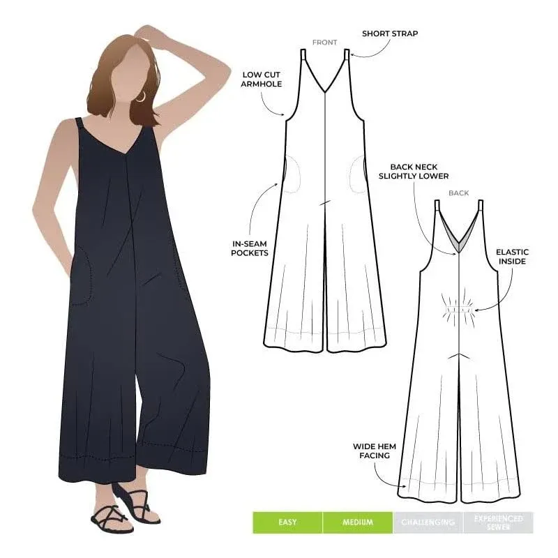 Style Arc Norman Jumpsuit sewing pattern