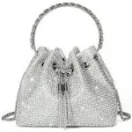 Sweetovo Women's Bling Crystal Rhinestone Sparkly Clutch Handbag