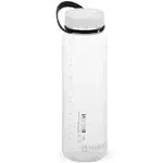 Hydrapak Recon Water Bottle, Black/White, 1 Liter