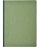 Clairefontaine Basic Clothbound A5 Notebook - Green, Lined