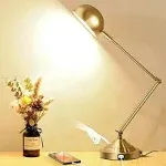 Gold Desk Lamp Dimmable Adjustable Touch Control Vintage Desk Lamp