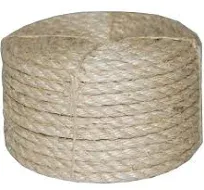  Twisted Sisal Rope 3/8 In. X 100 Ft. Natural fiber-twisted rope