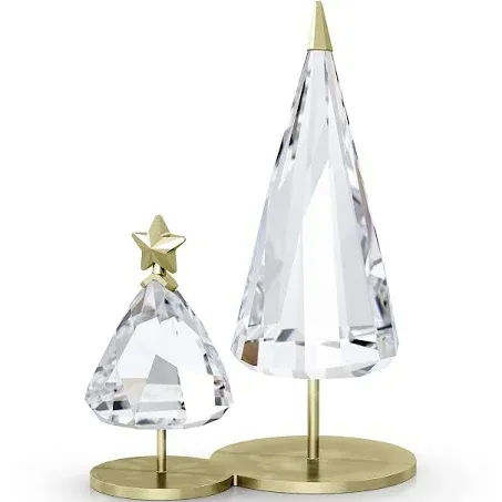 Swarovski  Holiday Magic Christmas tree duo Crystal Figure