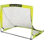 Franklin Sports Kids 30091X Black Pop Up Net Fiberglass Portable Soccer Goal Set