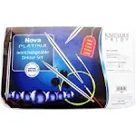 Knitter's Pride Kp120601 Nova Platina Deluxe Interchangeable Needles Set