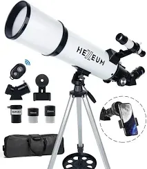 Telescope for Adults &amp; Beginner - 80mm Aperture 600mm Fully Multi-Coated High...