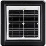 4SEASONS 10W SOLAR POWERED POLYCARBONATE ROOF VENT 400CMF, 500 SQ FT - READ