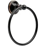 Delta Portman Towel Ring in Venetian Bronze, Copper Reveal