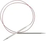 ChiaoGoo Red Lace Stainless Circular Knitting Needles 40"