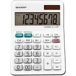 Sharp EL310WB EL-310WB Mini Desktop Calculator, 8-Digit LCD