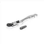 Gearwrench 1/4 Drive 72 Tooth Quick Release Locking Flex Slim Head Ratchet, 6"