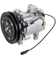 BuyAutoParts AC Compressor & A/C Clutch For 1995-2012 Kubota Diesel Replaces Sv07e