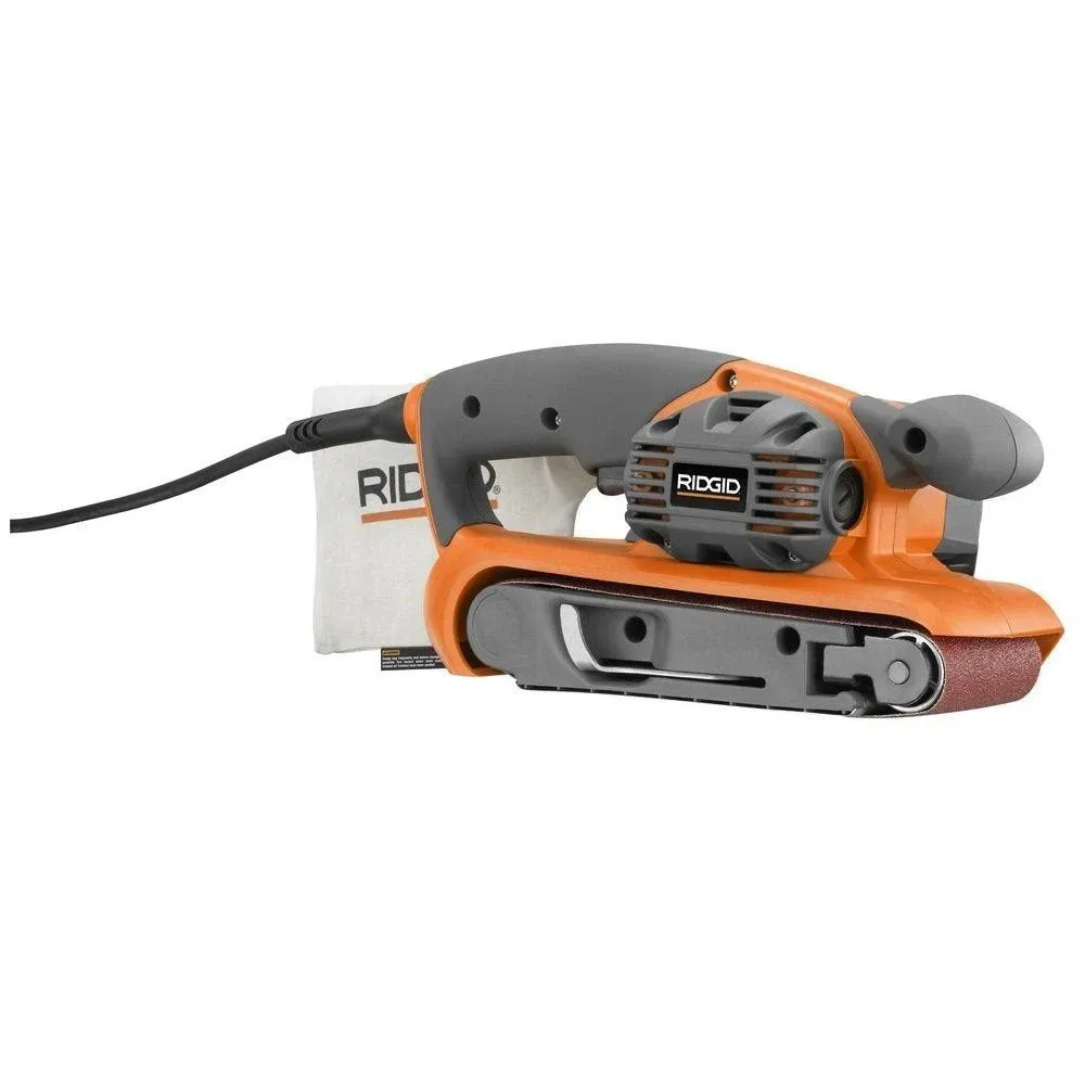 RIDGID ZRR2740 6.5 Amp 3-in X 18-in Heavy Duty Variable Speed Belt Sander (Renewed)