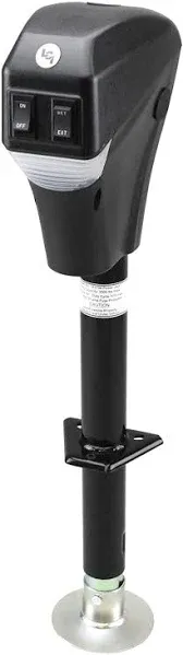 LIPPERT 285318 BLACK 3500 LB CAPACITY ELECTRIC 18&#034; STROKE RV POWER TONGUE JACK