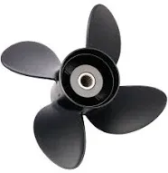 Solas 8613-143-19 Amita 4 Aluminum 4-Blade Propeller - RH, 14.25" Diameter x 19" Pitch x 19-Spline