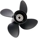 Solas 8613-143-19 Amita 4 Aluminum 4-Blade Propeller - RH, 14.25" Diameter x 19" Pitch x 19-Spline