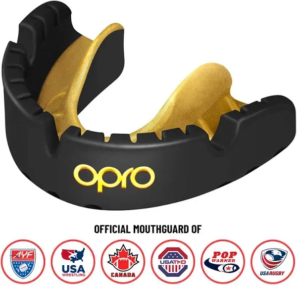 OPRO Self-Fit Gold Braces Mouth Guard