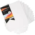 CONDA Artist Canvas Panels 9 x 12 inch, 12 Pack, Primed, 100% Cotton, Artist Qua