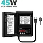 Malibu Low Voltage Transformer 45 Watt for Outdoor Landscape Lighting with Ph...