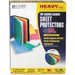 C-Line Colored Polypropylene Sheet Protectors