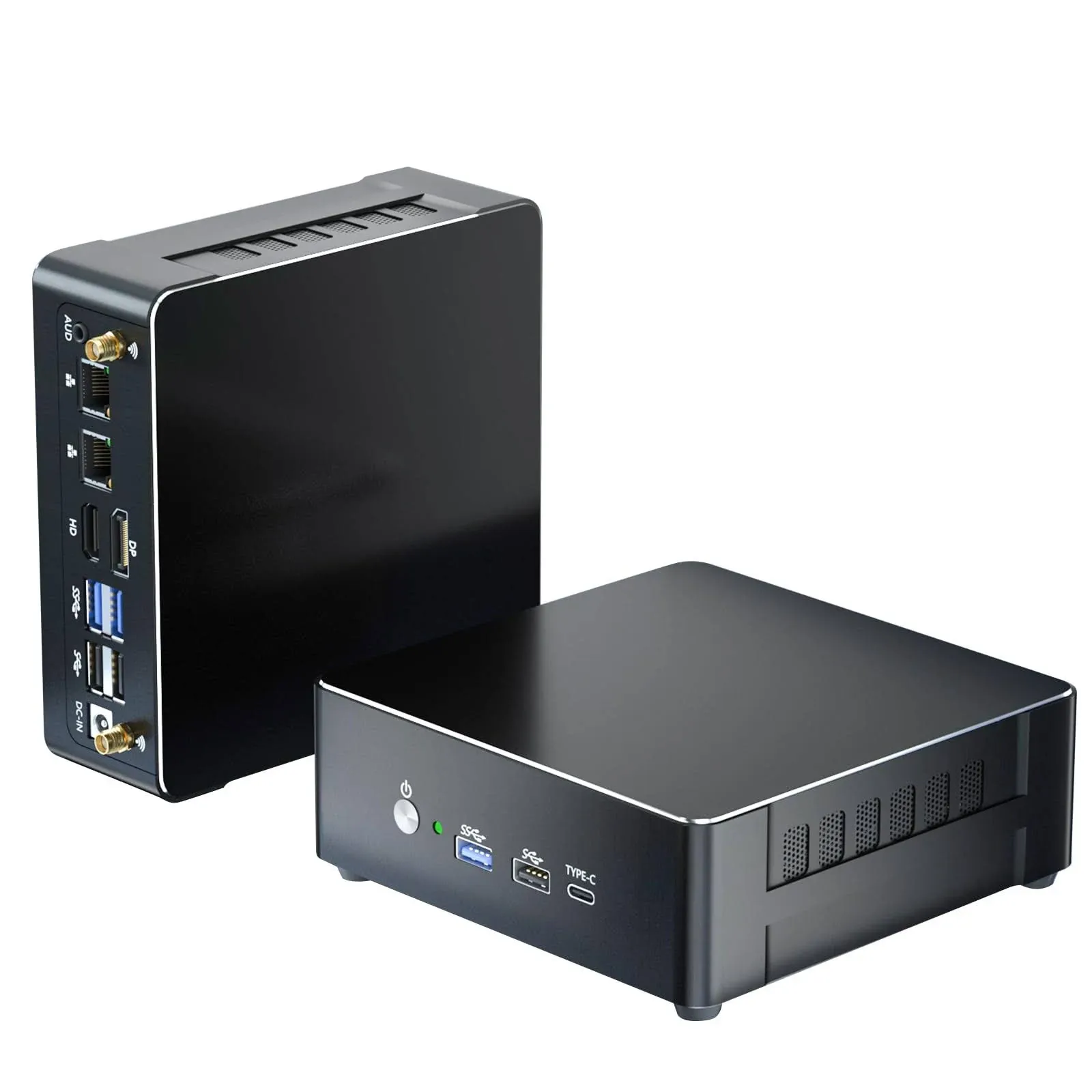 msecore Mini PC i9, 64G RAM 2T PCIE 4.0 SSD with Core i9-13900H Mini Computer, 2.5G LAN, Dual NIC, Wi-Fi 6E, 1*HDMI, 1* DisplayPort, 1* USB-C Triple Display, 8K, VESA, Windows 11 Pro