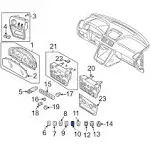 Genuine Volvo 31268566 Turn Signal Switch