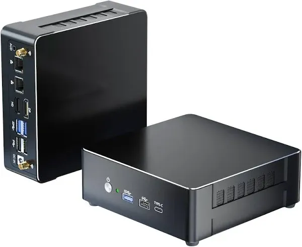 msecore Mini PC i9, 64G RAM 2T PCIE 4.0 SSD with Core i9-13900H Mini Computer, 2.5G LAN, Dual NIC, Wi-Fi 6E, 1*HDMI, 1* DisplayPort, 1* USB-C Triple Display, 8K, VESA, Windows 11 Pro