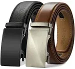 CHAOREN Leather Ratchet Belt Men - Customizable Fit, Effortless Style (35mm)