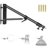 Neewer Triangle Wall Mounting Boom Arm for Photography Studio Video Strobe Lights