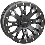 System 3 -14S33157 - SB4 Beadlock Wheel, 14x7 - 4+3(+15mm) - 4/156 - Matte Black