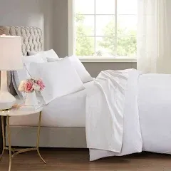 400 Thread Count Wrinkle Resistant Cotton Sateen Sheet Set Beautyrest