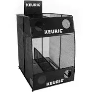 Keurig® K-Cup Pod Wire Mesh Display Rack 4-Sleeve, 11 x 14 x 15.4, Black (GMT7582)