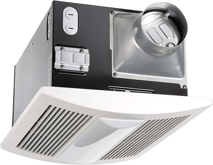 Panasonic FV-11VHL2 WhisperWarm Lite Fan/Heater/Light Combination, Ventilation Fan, Quiet