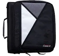 Case-it The Universal Zipper Binder - 2 Inch O-Rings - Padded Pocket That Hol...