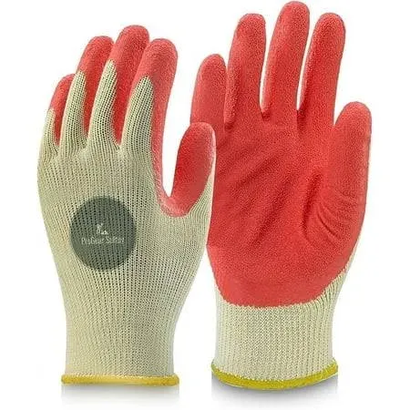 Progear Safety Red Palm Protective Gloves